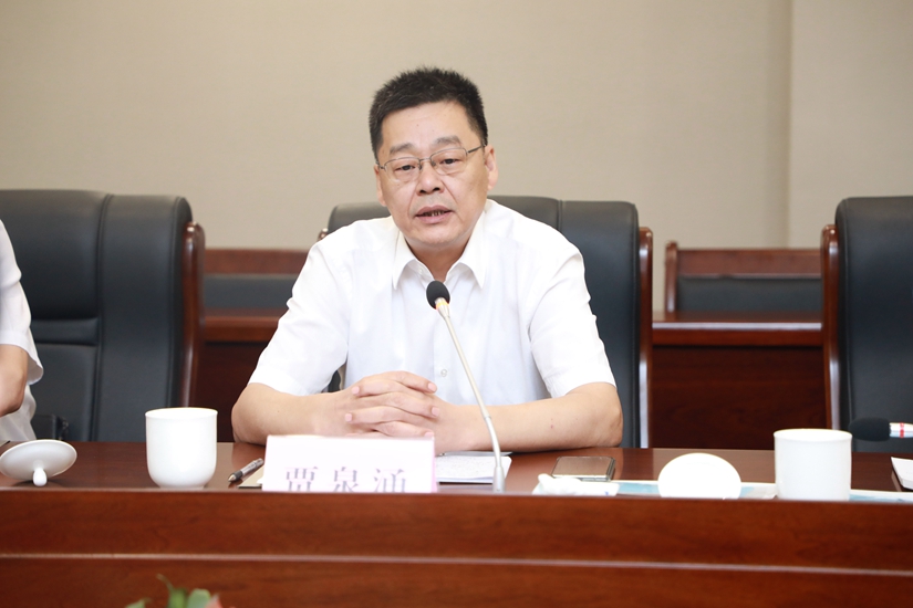 巅峰国际官网集团向导赴徐州淮海国际港务区座谈